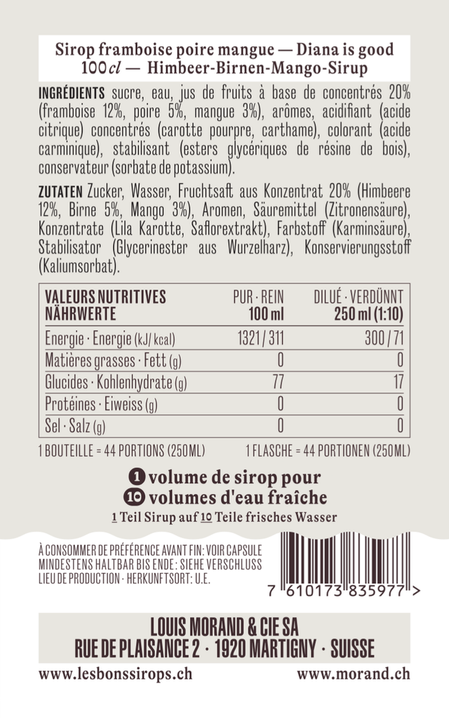 SIROP DIANA IS GOOD 100CL