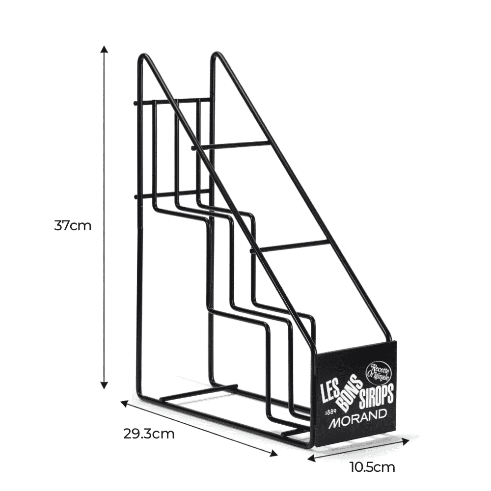 SUPPORT 3 SIROPS 100CL METALLIQUE