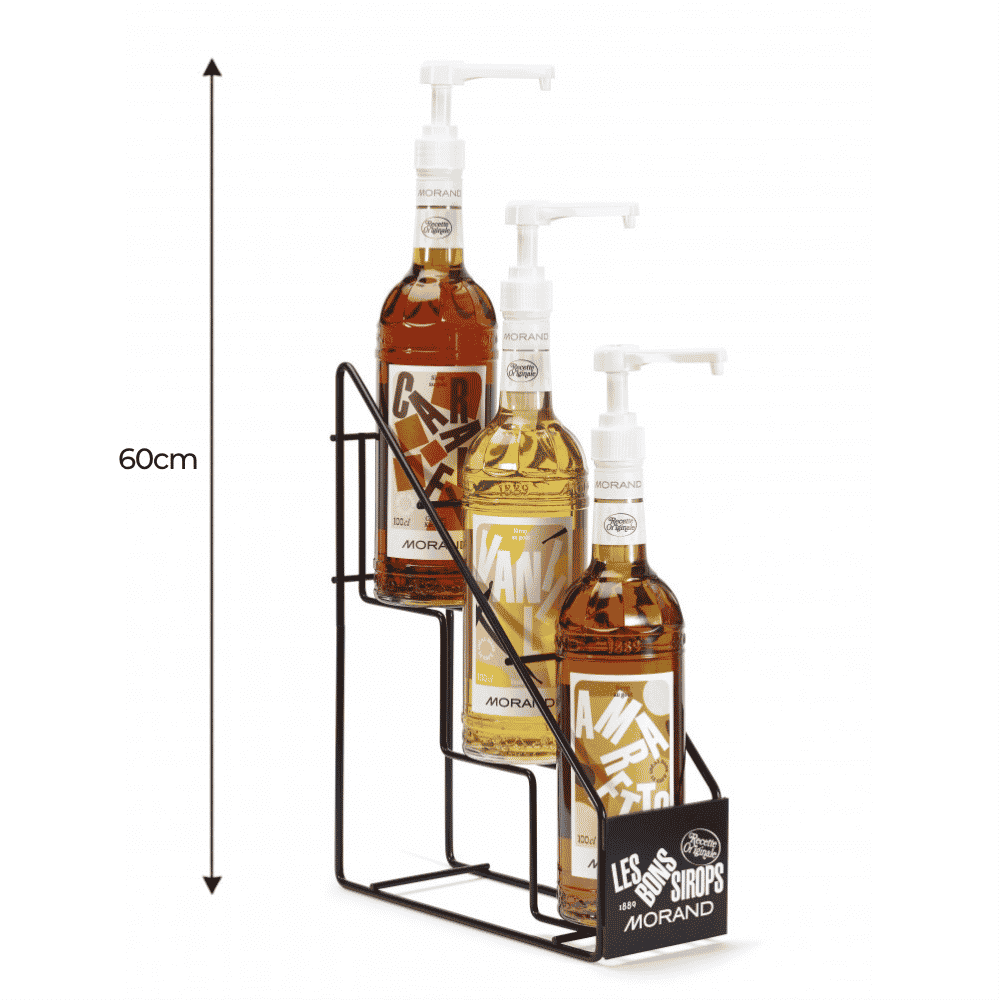 SUPPORT 3 SIROPS 100CL METALLIQUE