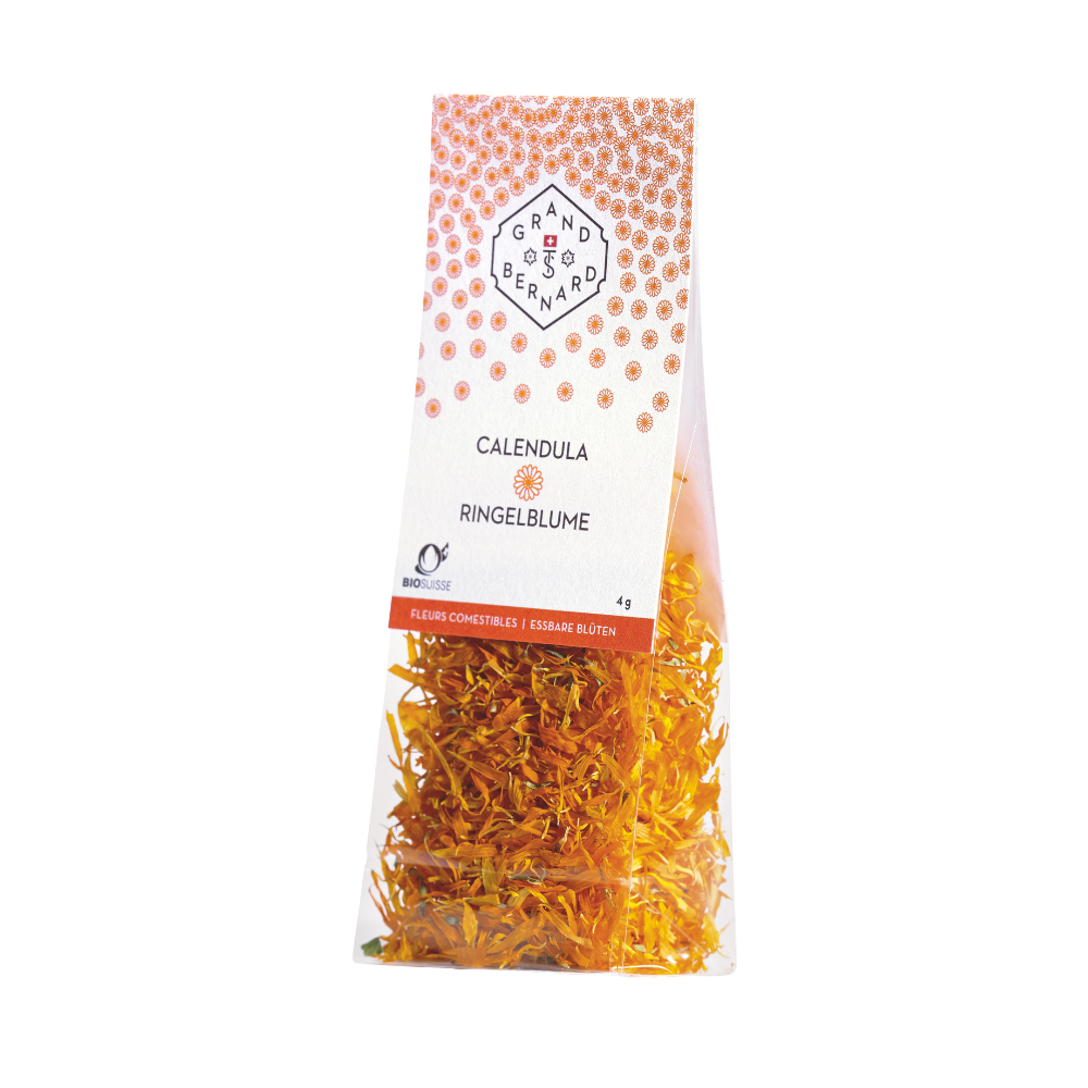 FLEURS COMESTIBLES CALENDULA 4G BIO BOURGEON SUISSE