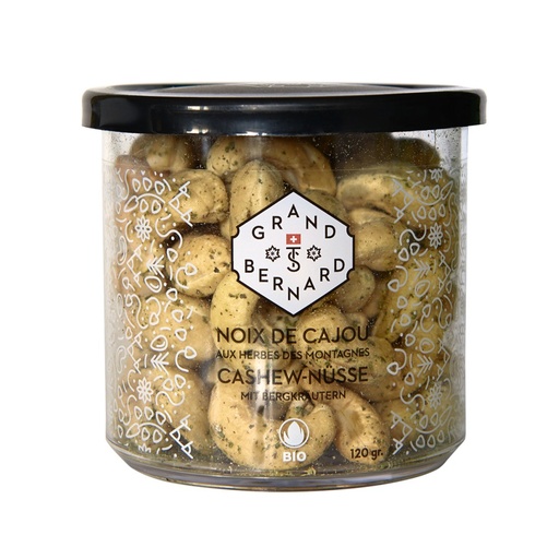 [570704] NOIX DE CAJOU AUX HERBES DES MONTAGNES 120G BIO BOURGEON