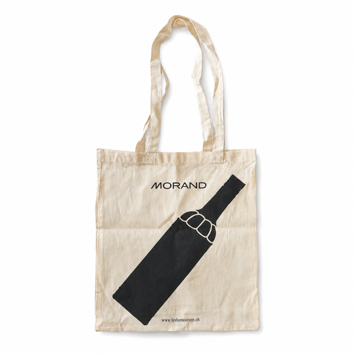 [825522] SACS COTON ECRU 140G AVEC LOGO 2 FACES 