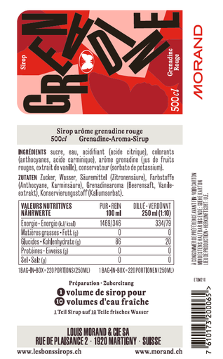 [400944] SIROP GRENADINE 5L BIB
